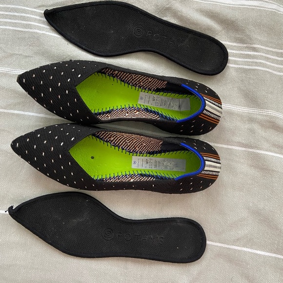 Rothy’s - The Point in Ivory Dot - W7 - Picture 5 of 12